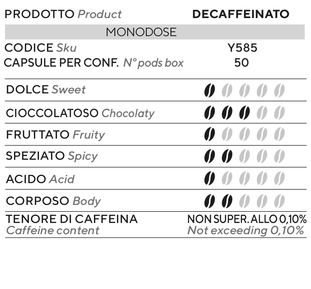 FAP, decaffeinato, mokasirs, caffè, capsule, cialde, grani, macinato, compatibili, espresso